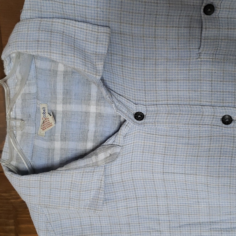 Carbon2Cobalt Plaid Flannel Shirt Sz XXL